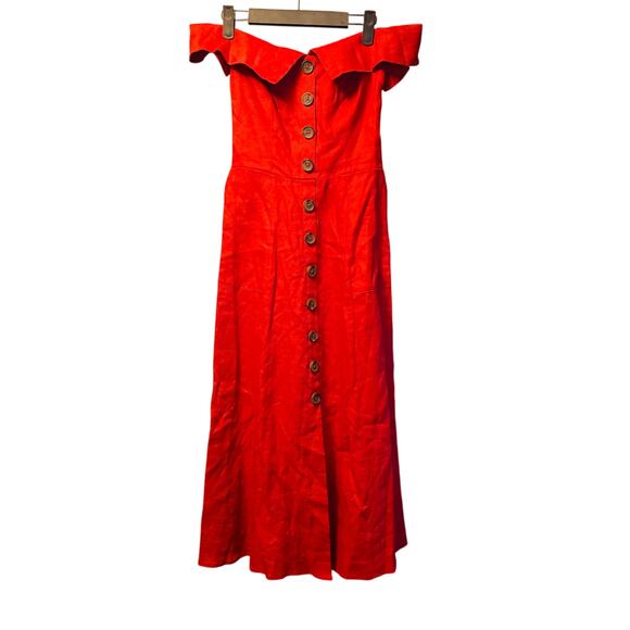 Reformation Adriel linen midi dress - Picture 2 of 6